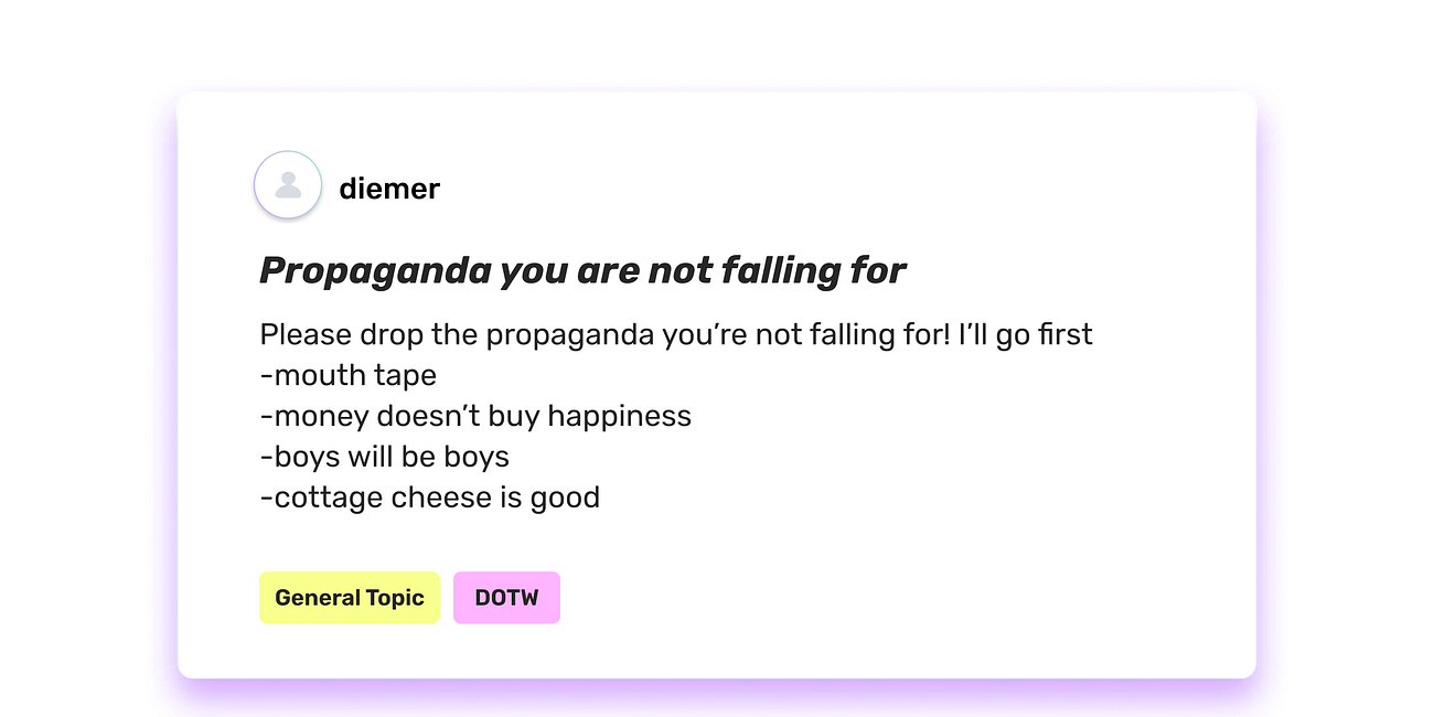 Propaganda and Ex-Girlfriend Grief