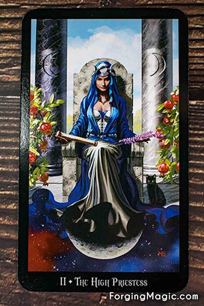 The Witches Tarot High Priestess