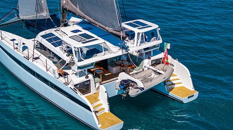 Boat Listing Photo Examples:  HH50, Windelo 50, and Leopard 45