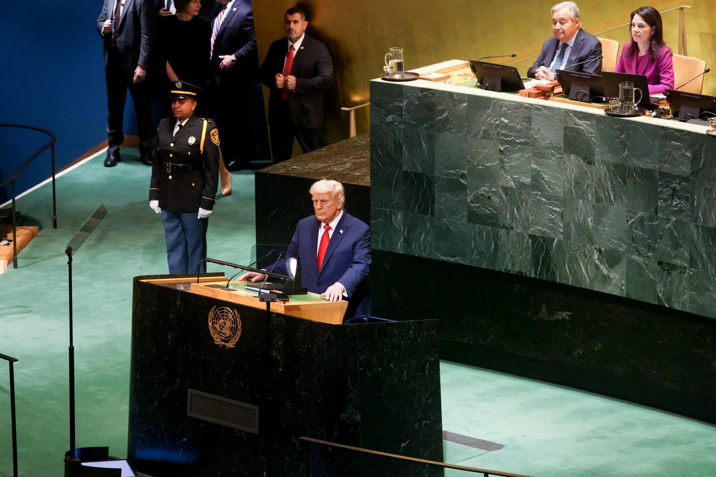 Trump's UN Escalator Speech and an Uncomfortable Message to the World -  Bloomberg