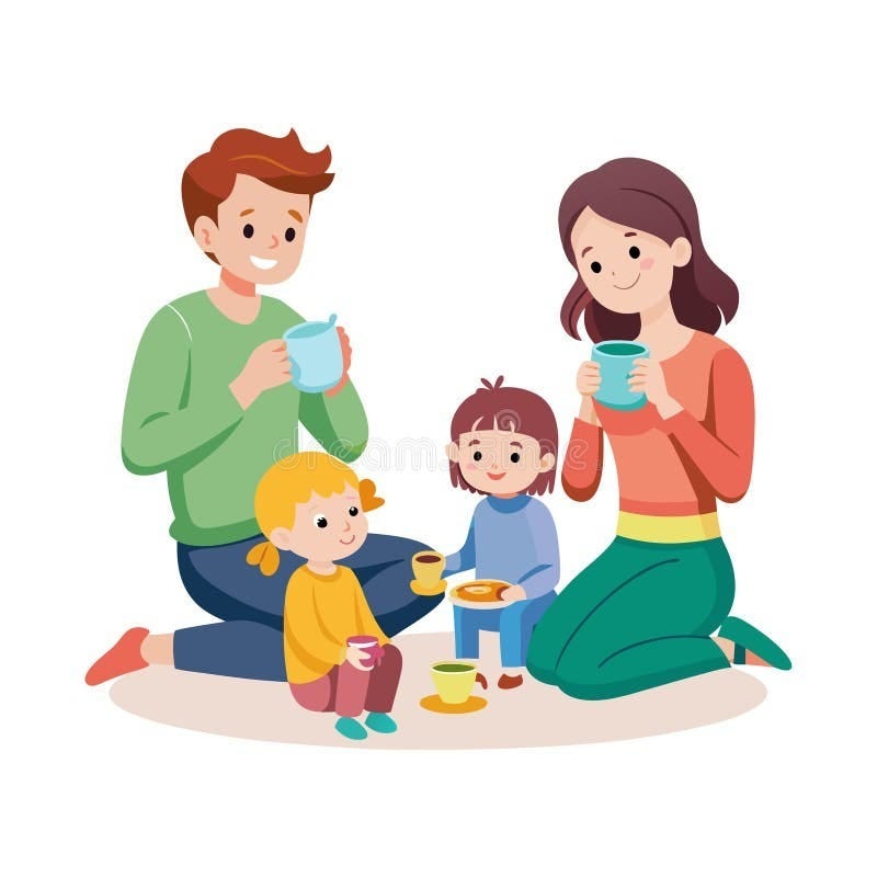 Drinking Mother Tea Stock Illustrations – 198 Drinking Mother Tea Stock  Illustrations, Vectors & Clipart - Dreamstime