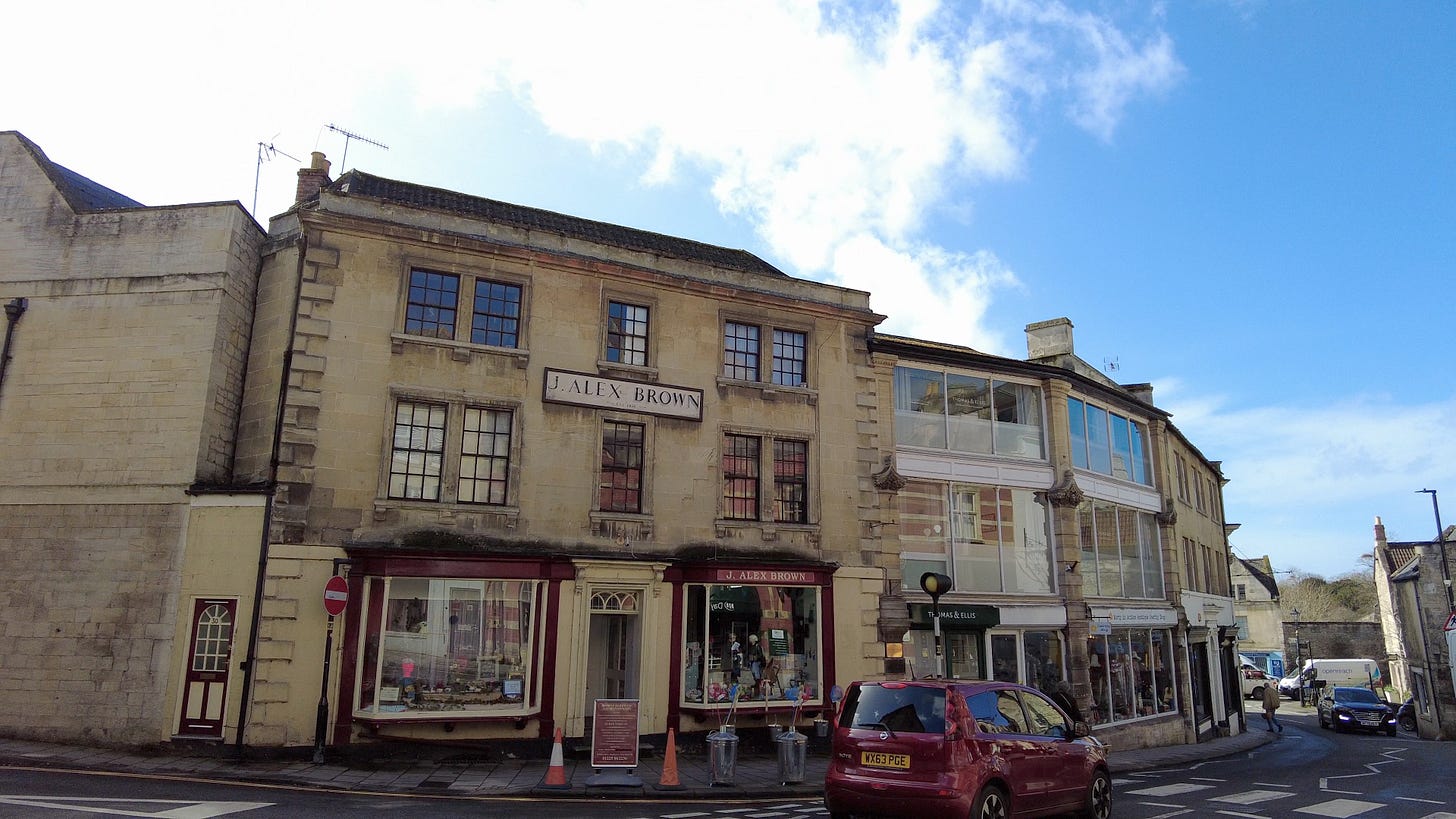 J Alex Brown 30 Silver Street, Bradford on Avon