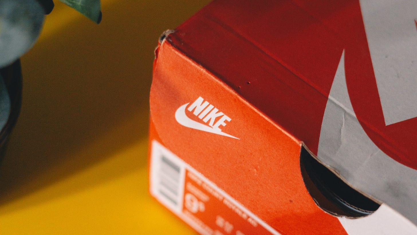 Nike shoe box Nike shoe box