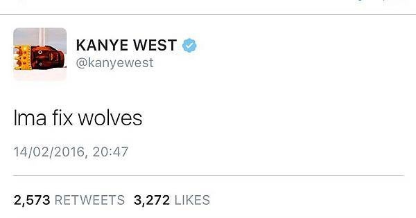 Kanye - 'Ima fix Wolves' : r/Kanye