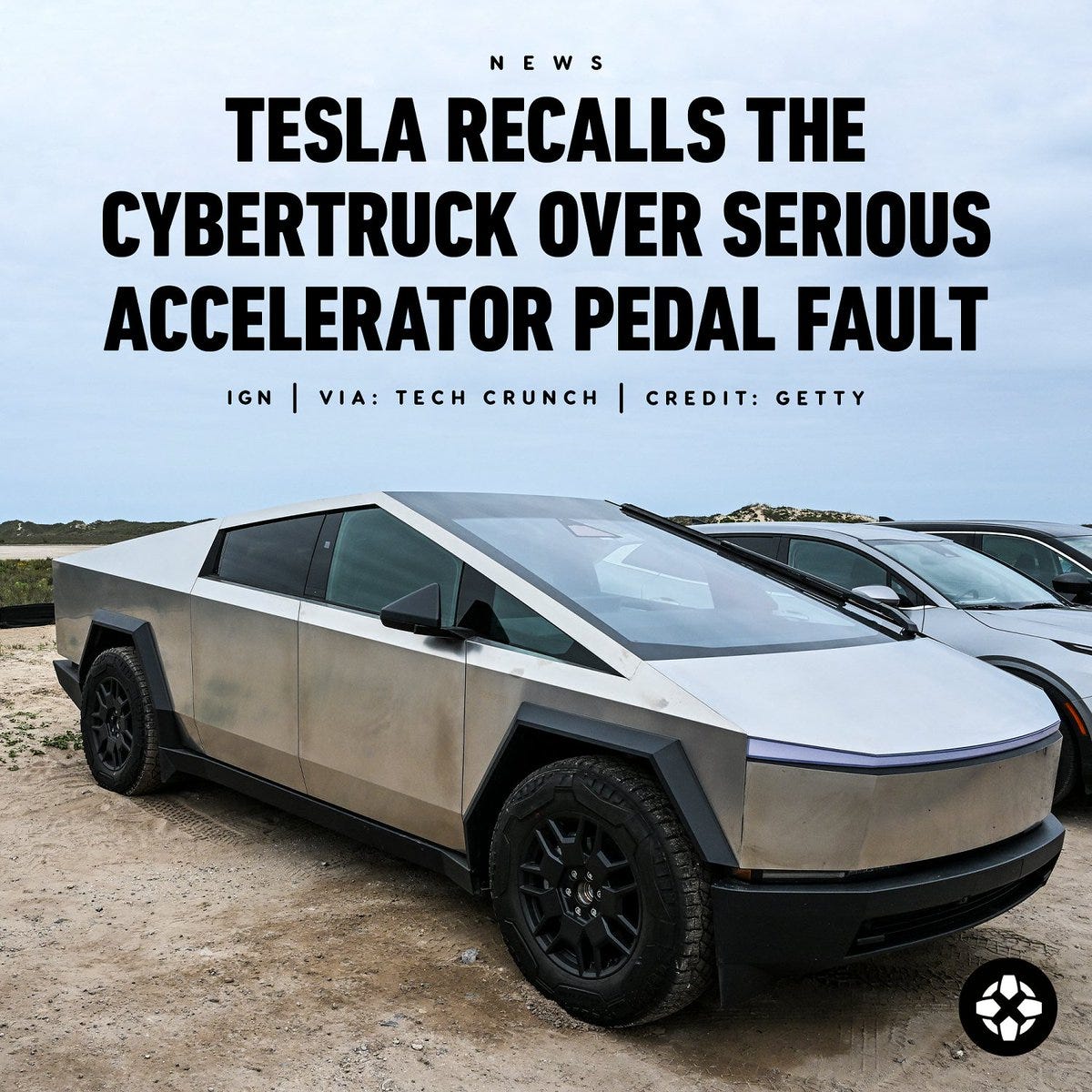 IGN on X: "Tesla is recalling all Cybertrucks currently released to the  public over a potentially dangerous issue with the accelerator pedal that  may cause it to become stuck, with Elon Musk