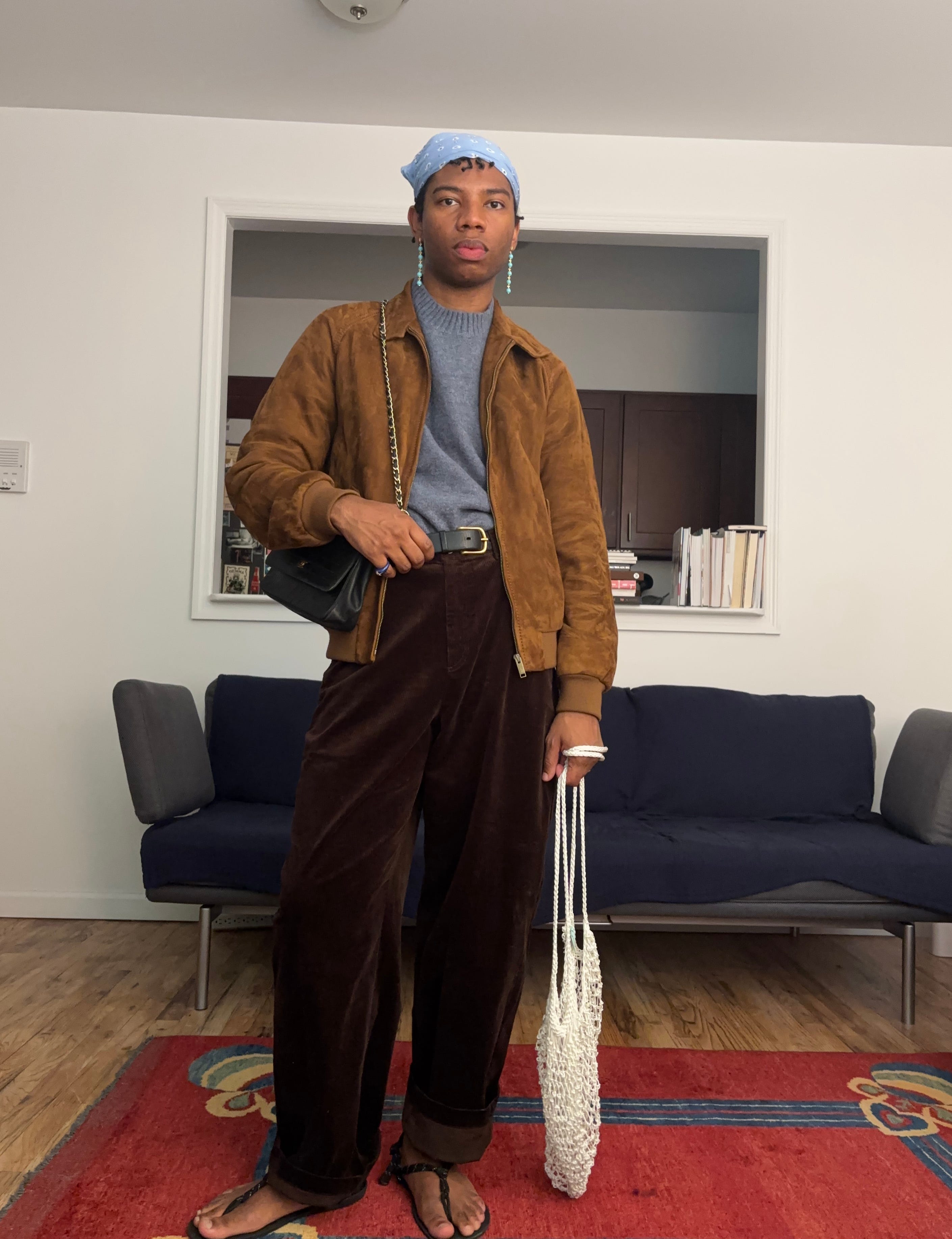 Power to the chocolate brown corduroys - by Jalil Johnson