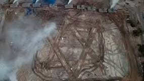 IDF uses tanks to mark the Star of David onto the floor of ...