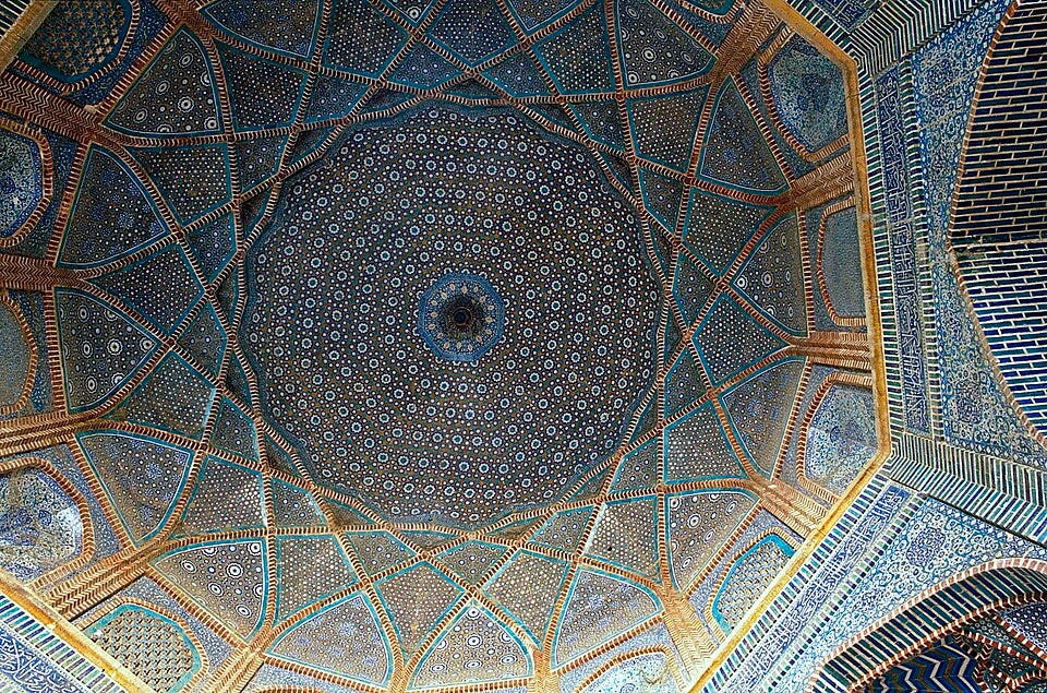 File:Interior of Shah Jahan Mosque dome.jpg