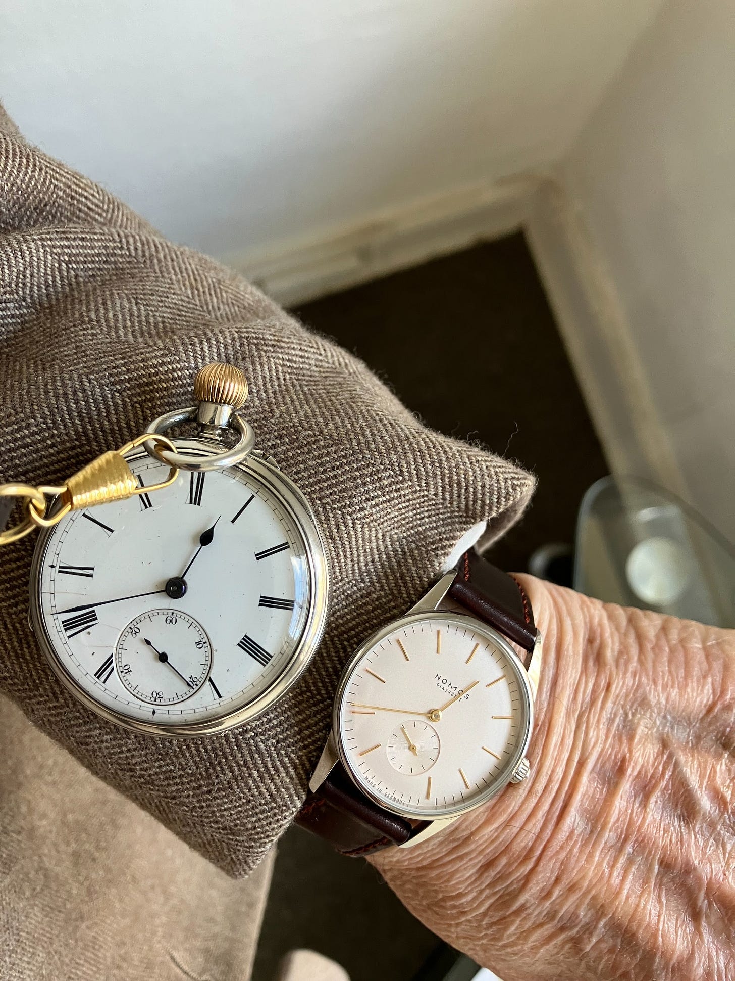 Horological Meandering - Pocket watch man