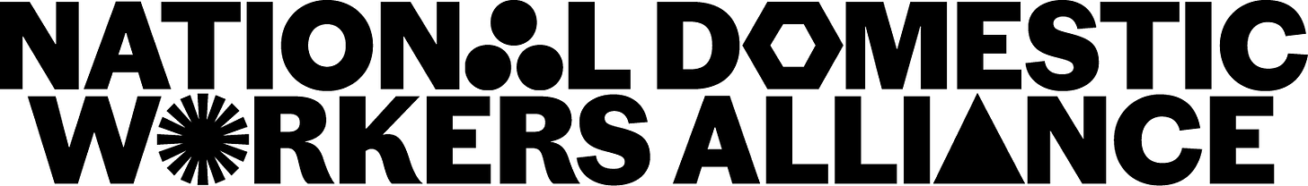 National Domestic Workers Alliance (Logo) National Domestic Workers Alliance (Logo)