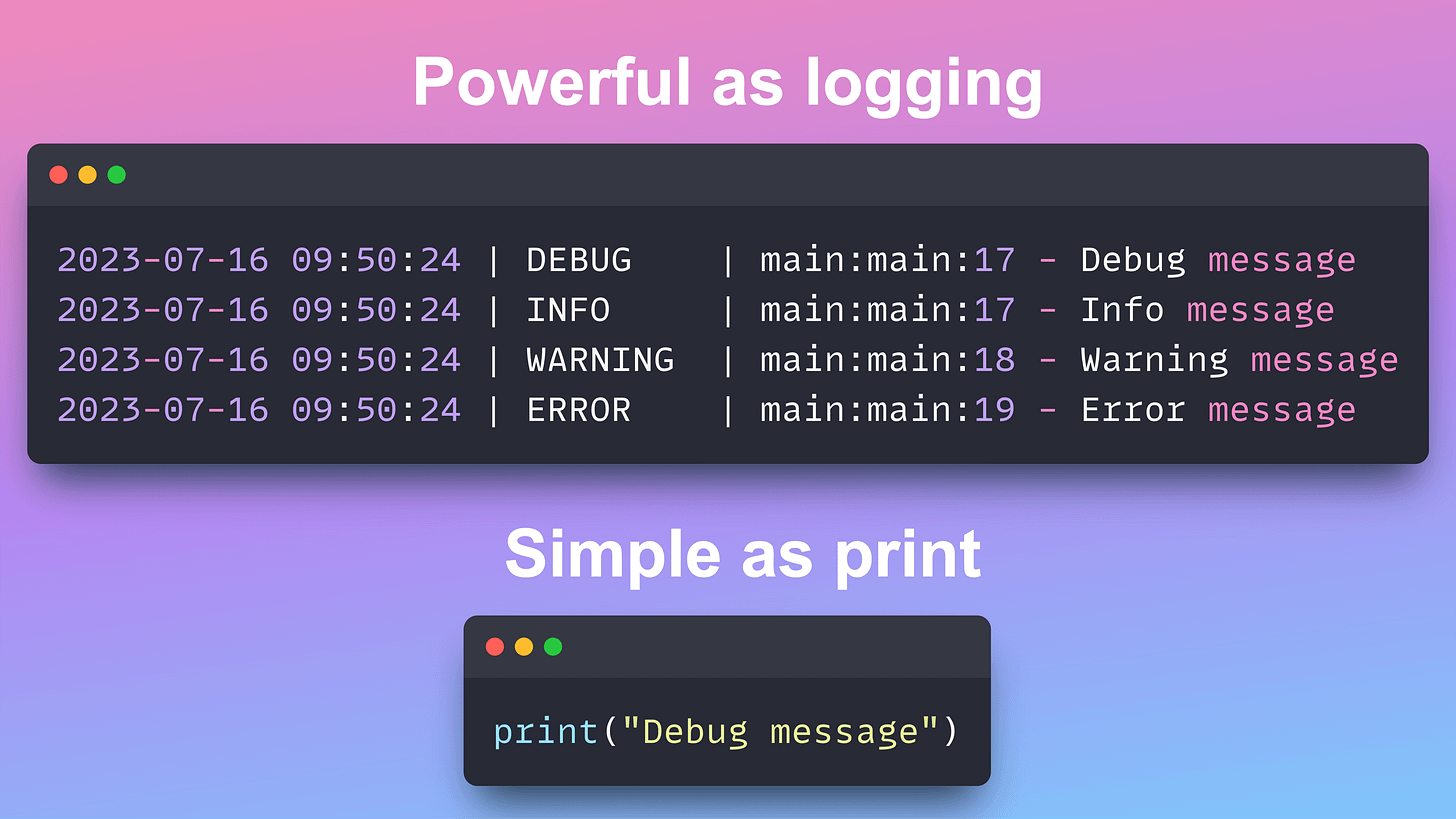 Loguru: Simple as Print, Flexible as Logging – Data Science Simplified