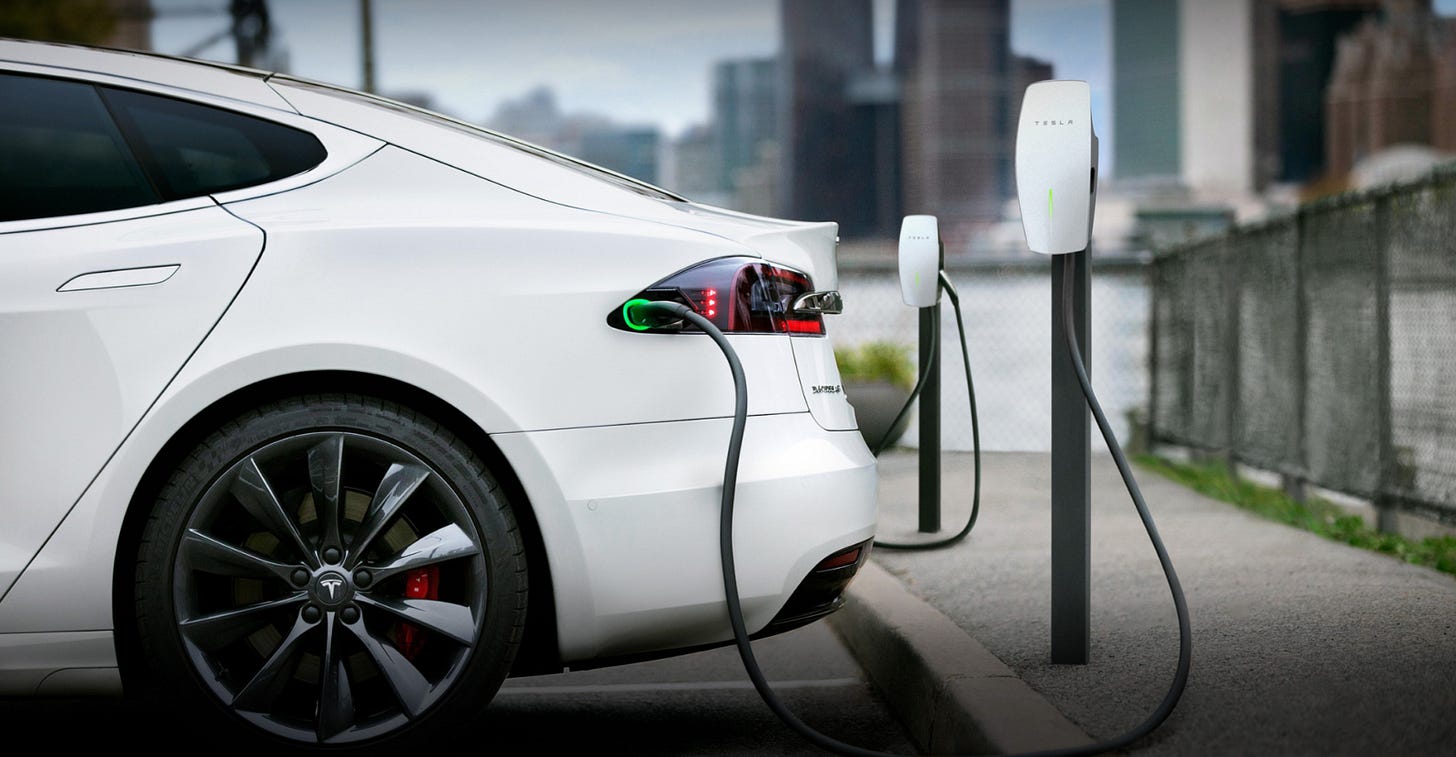 Tesla charging