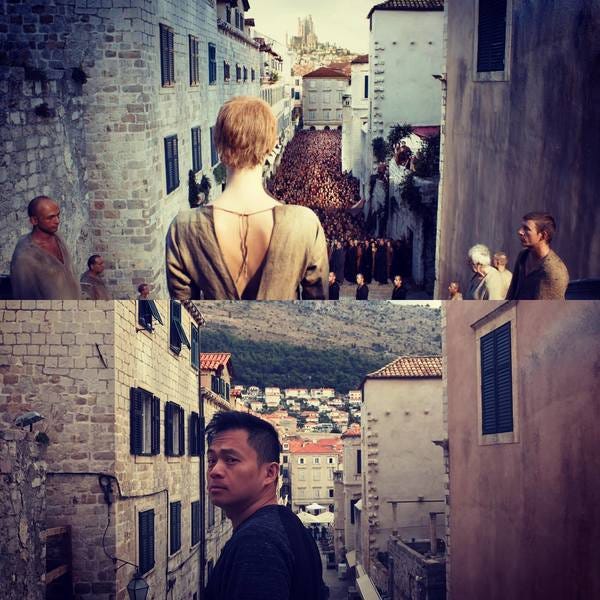 "Walk of Shame" in Dubrovnik, Croatia