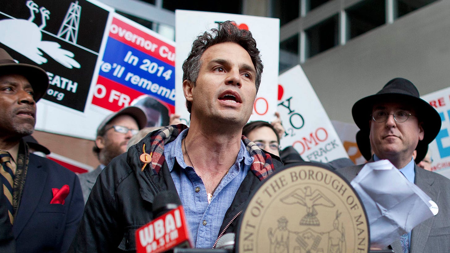 Mark Ruffalo likes the politics.