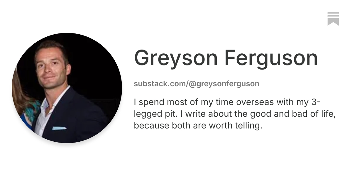 Greyson Ferguson | Substack