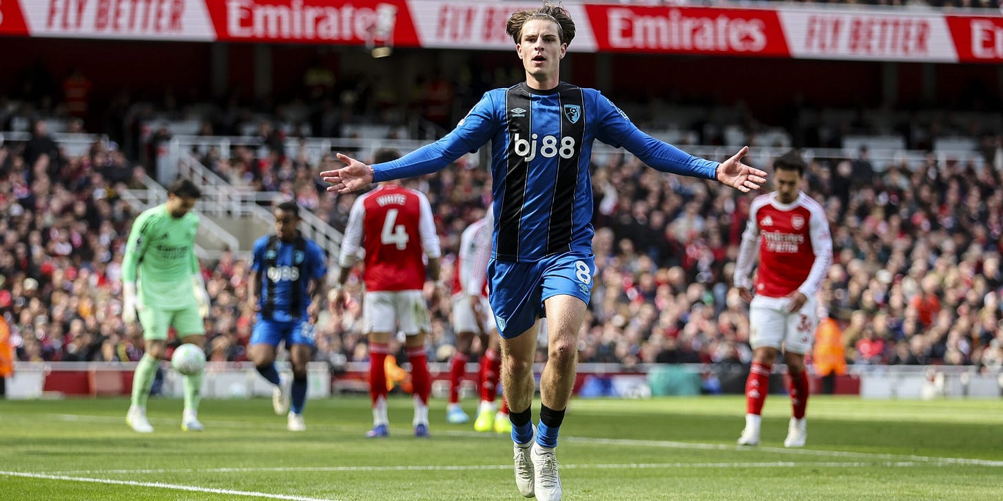 Arsenal 1-2 Bournemouth Stats: Scott Stuns Gunners to Blow Title Race Wide  Open | Opta Analyst