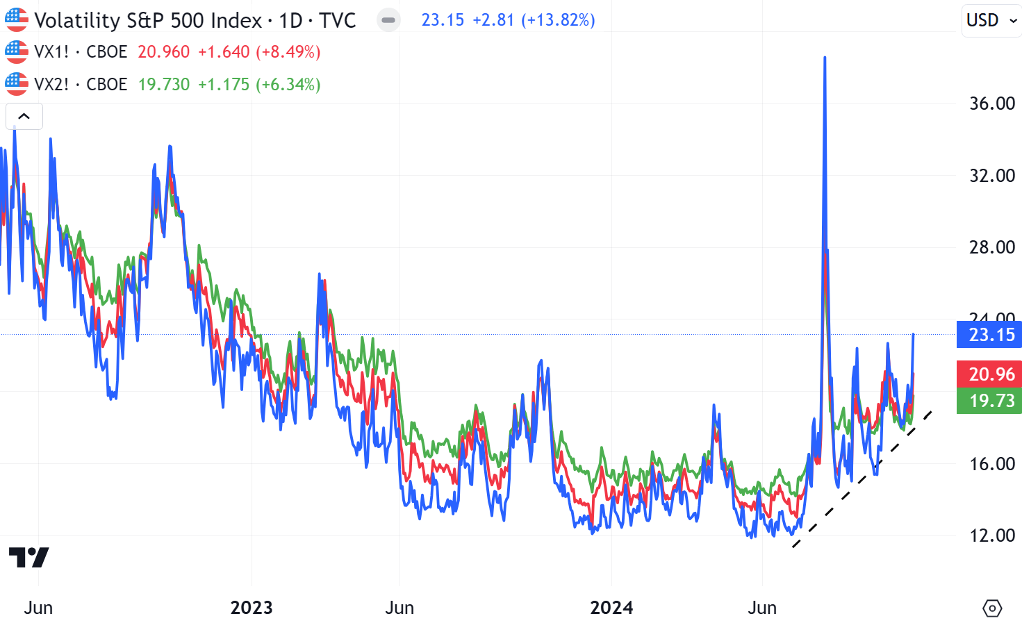 The Volatility Divergence - The Last Bear Standing
