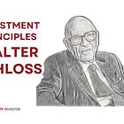 Walter Schloss' 16 Investment Principles 