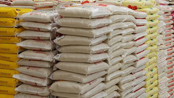 Bags of rice