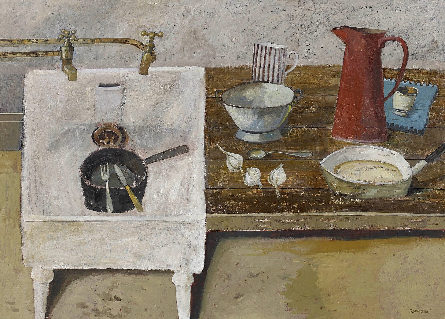 Still Life with Kitchen Sink