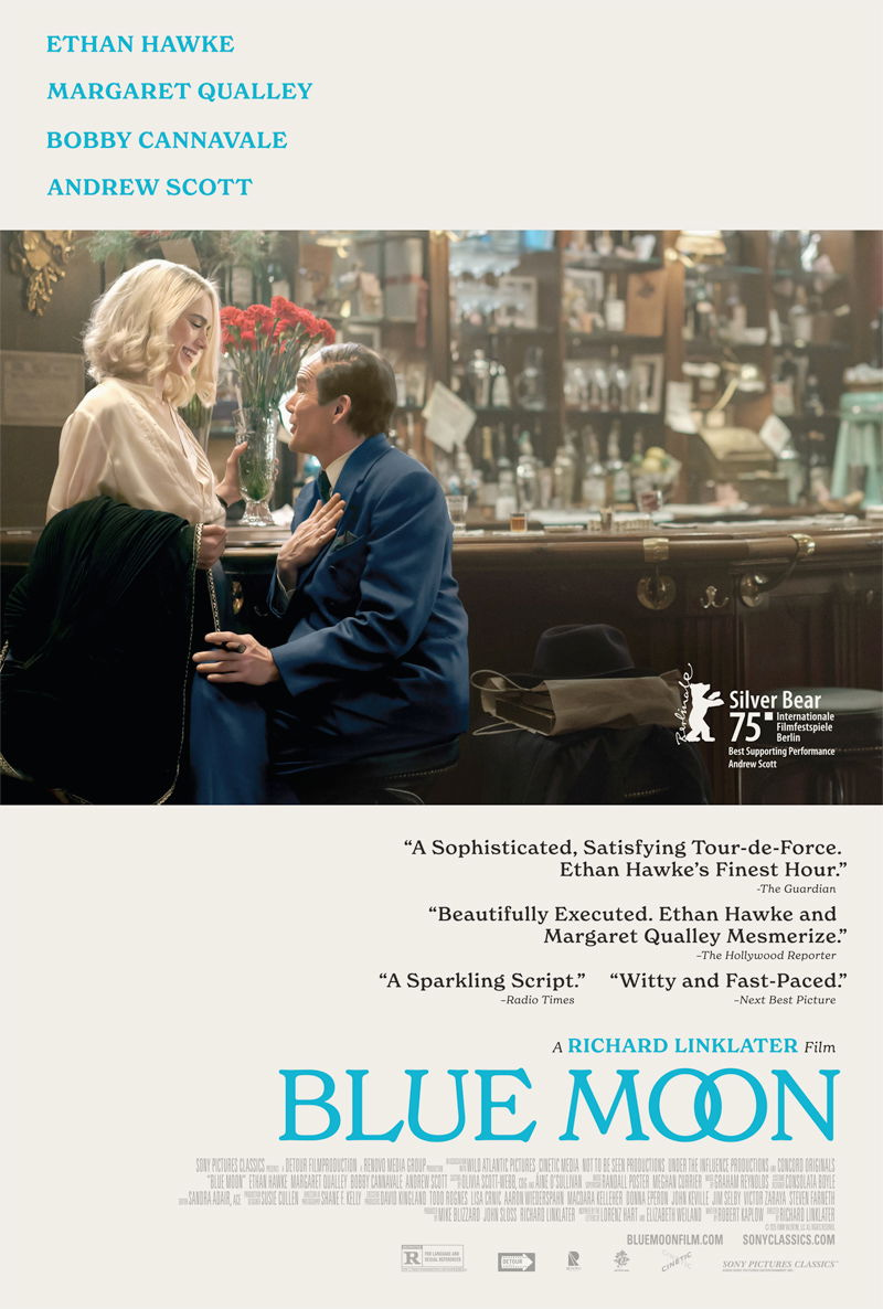 Ethan Hawke & Margaret Qualley in Linklater's 'Blue Moon' Film Trailer ...