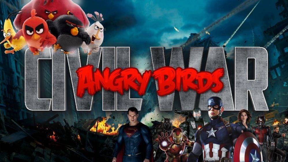 angry birds pecks into captain america civil war box office weekend 2016 images angry birds pecks into captain america civil war box office weekend 2016 images