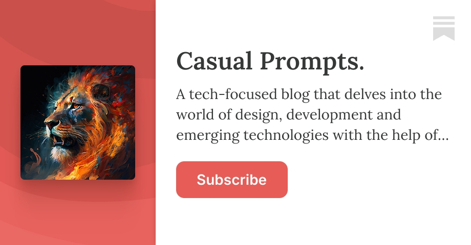 Casual Prompts. | Samuel WONG | Substack