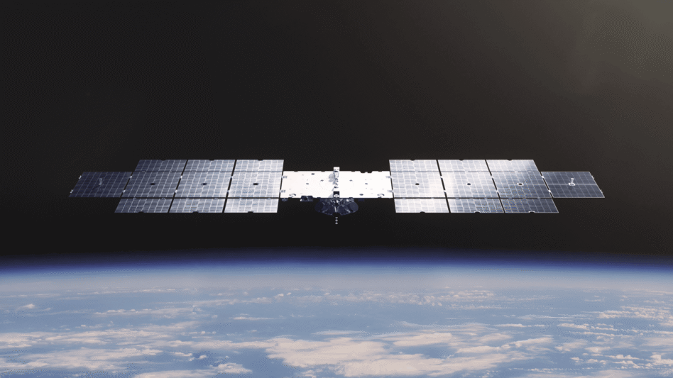 Pulsar satellite orbiting Earth. Image: Xona