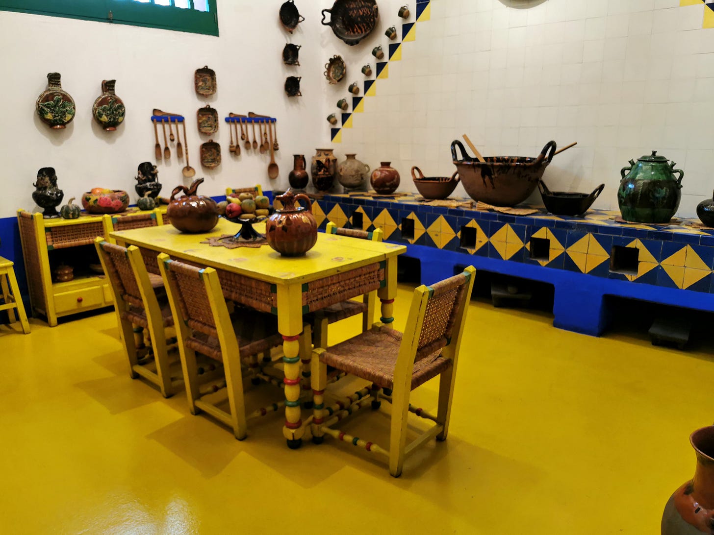 Kitchen, Frida Kahlo Museum, Mexico City Kitchen, Frida Kahlo Museum, Mexico City