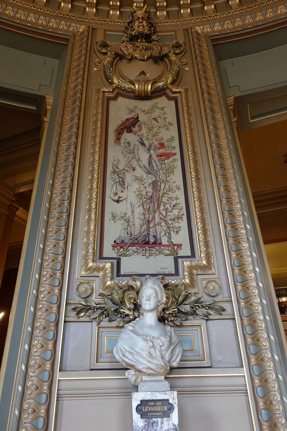 Chinese themed painting in a ballroom of Palais Garnier, Paris Chinese themed painting in a ballroom of Palais Garnier, Paris
