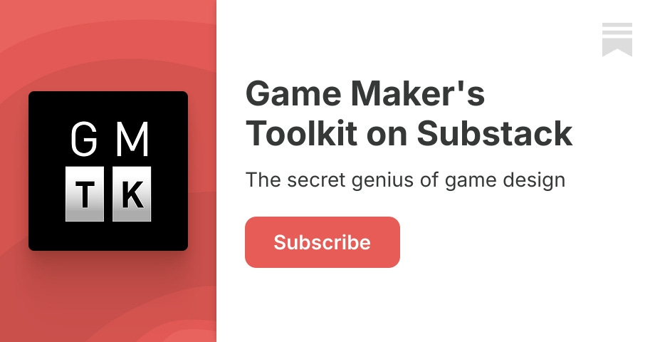 Game Maker's Toolkit on Substack | Mark Brown | Substack