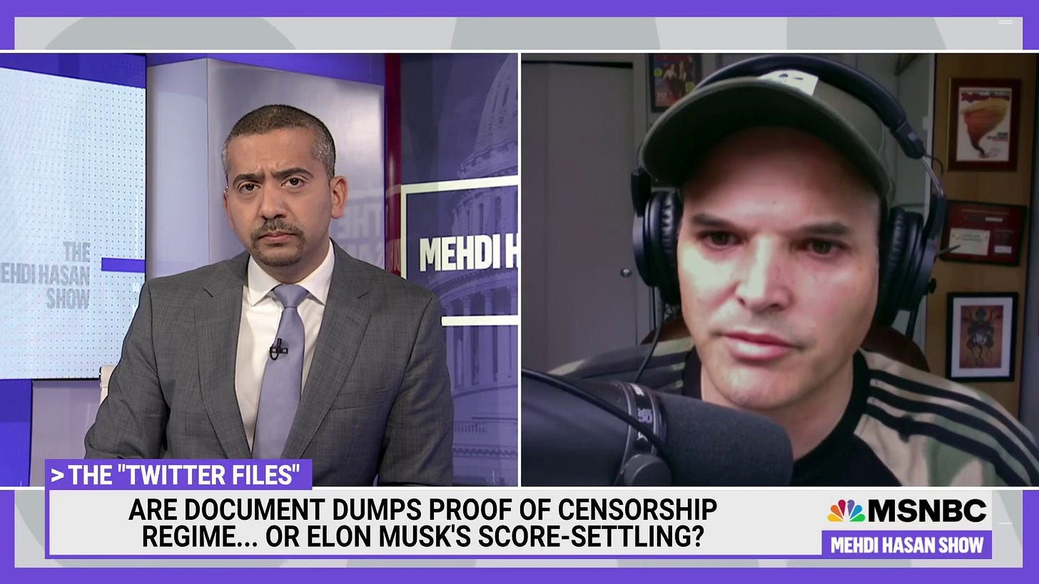 Mehdi Hasan on Twitter: "Me: "It's just error after error, Matt?" @mtaibbi: "Well, that is an error." Watch me confront Matt Taibbi with multiple, unacknowledged, and glaring mistakes in his Twitter Files Mehdi Hasan on Twitter: "Me: "It's just error after error, Matt?" @mtaibbi: "Well, that is an error." Watch me confront Matt Taibbi with multiple, unacknowledged, and glaring mistakes in his Twitter Files