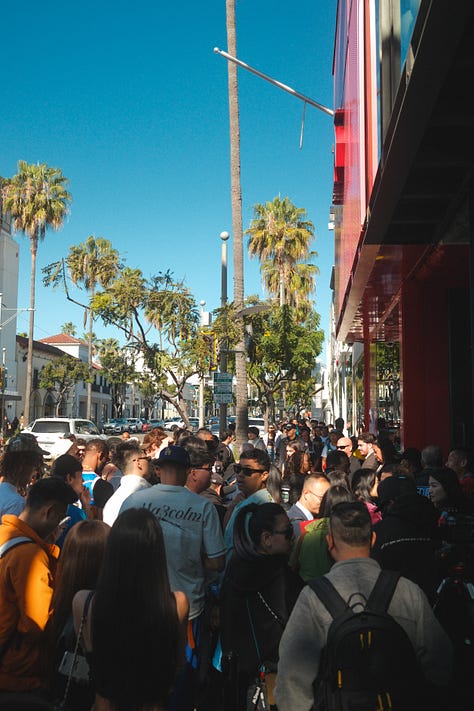 Anta's Beverly Hills store Grand Opening. 📸: Mitch Jacobs for Sneaker History