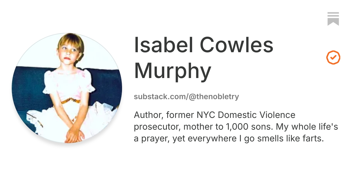 Isabel Cowles Murphy | Substack