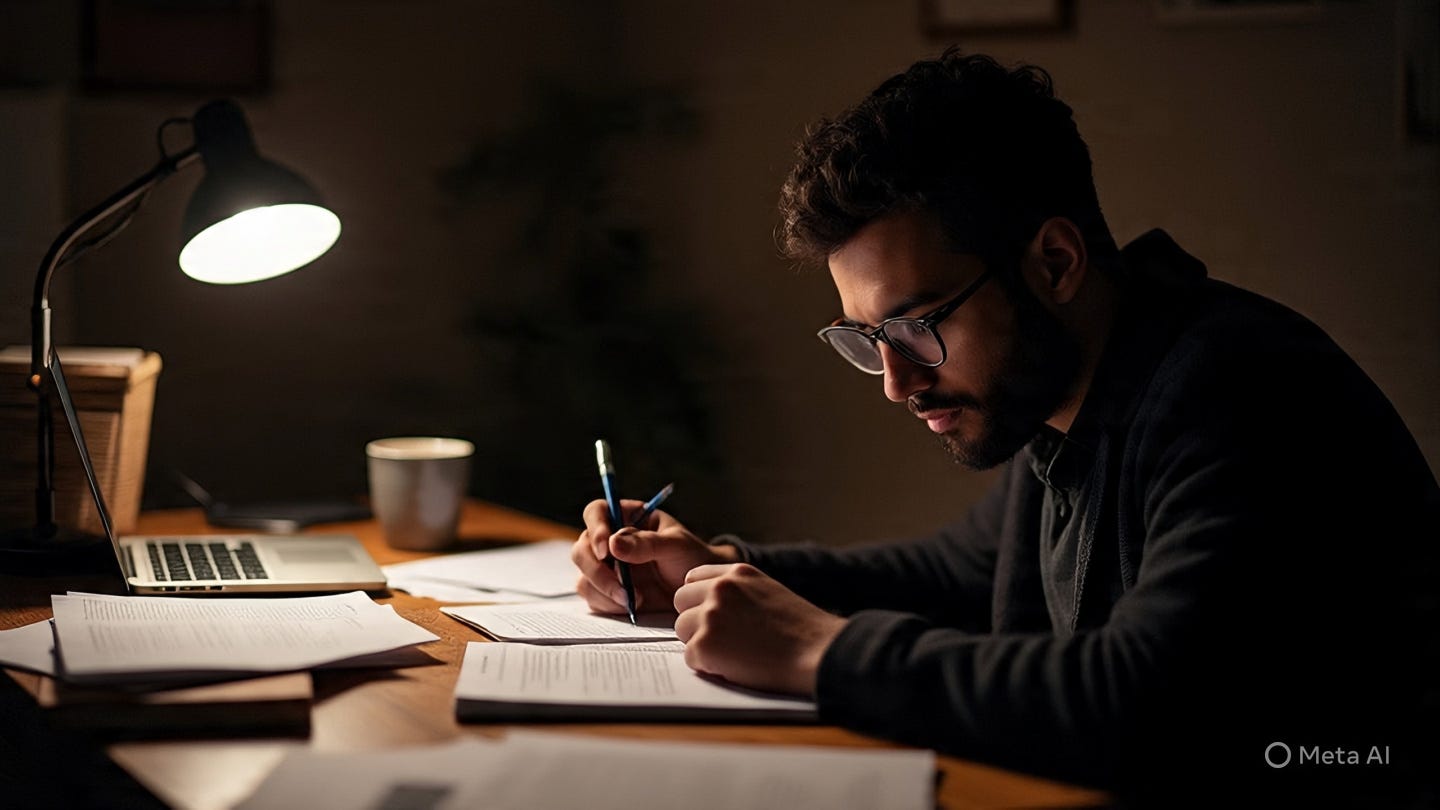 Image created using Meta AI. The prompt used to create the image is shared in the post