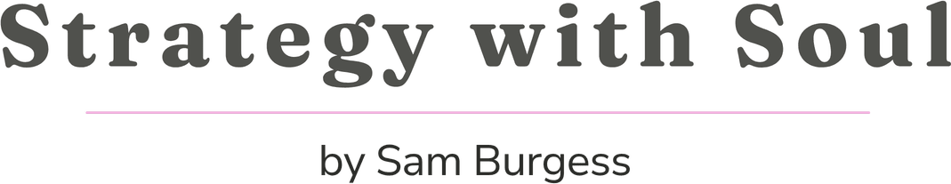 Strategy with Soul by Sam Burgess
