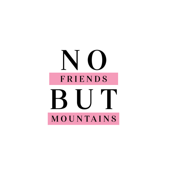 No Friends but the Mountains logo