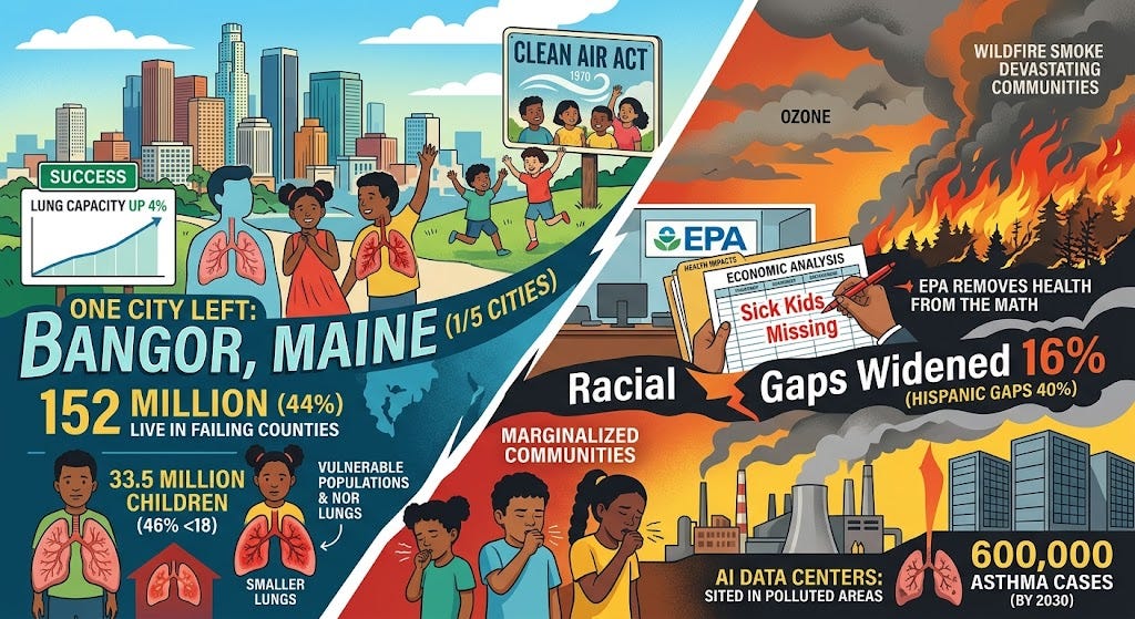 33.5 Million Children Are Breathing Failing Air. The EPA Just Stopped ...