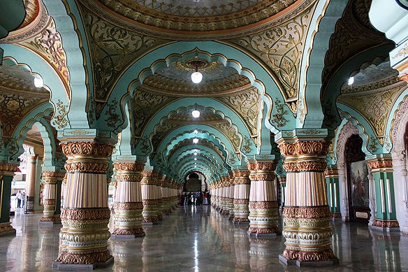 global travel shot: the durbar hall in mysore palace | rama toshi arya's  blog