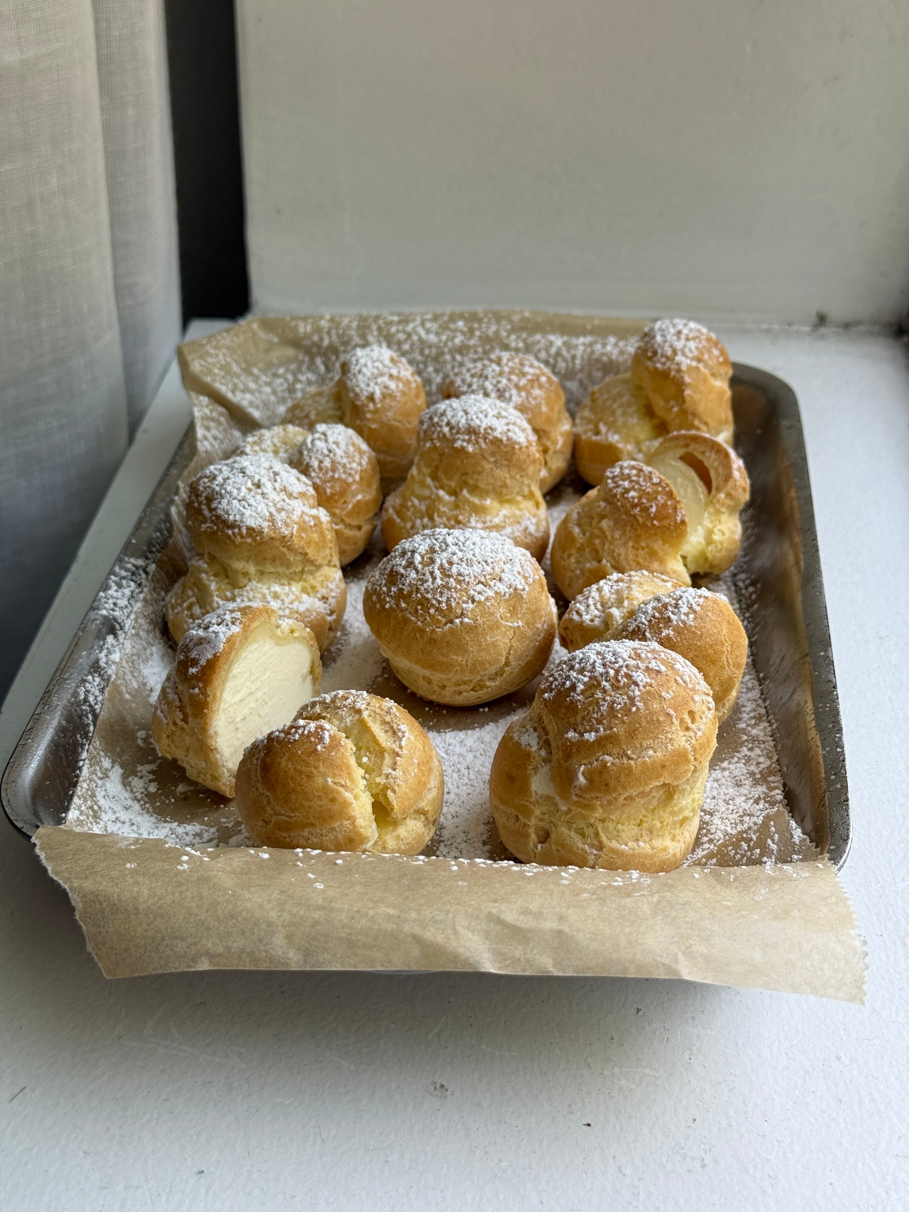 Mini Frozen Cream Puffs - Nea Arentzen