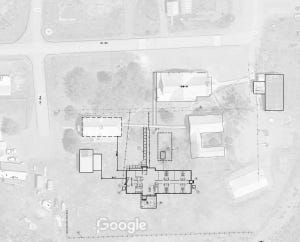 A layout of the new housing complex on the school campus.
