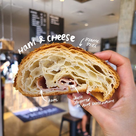 Vicente Bakery & Bistro Ham & Cheese Croissant
