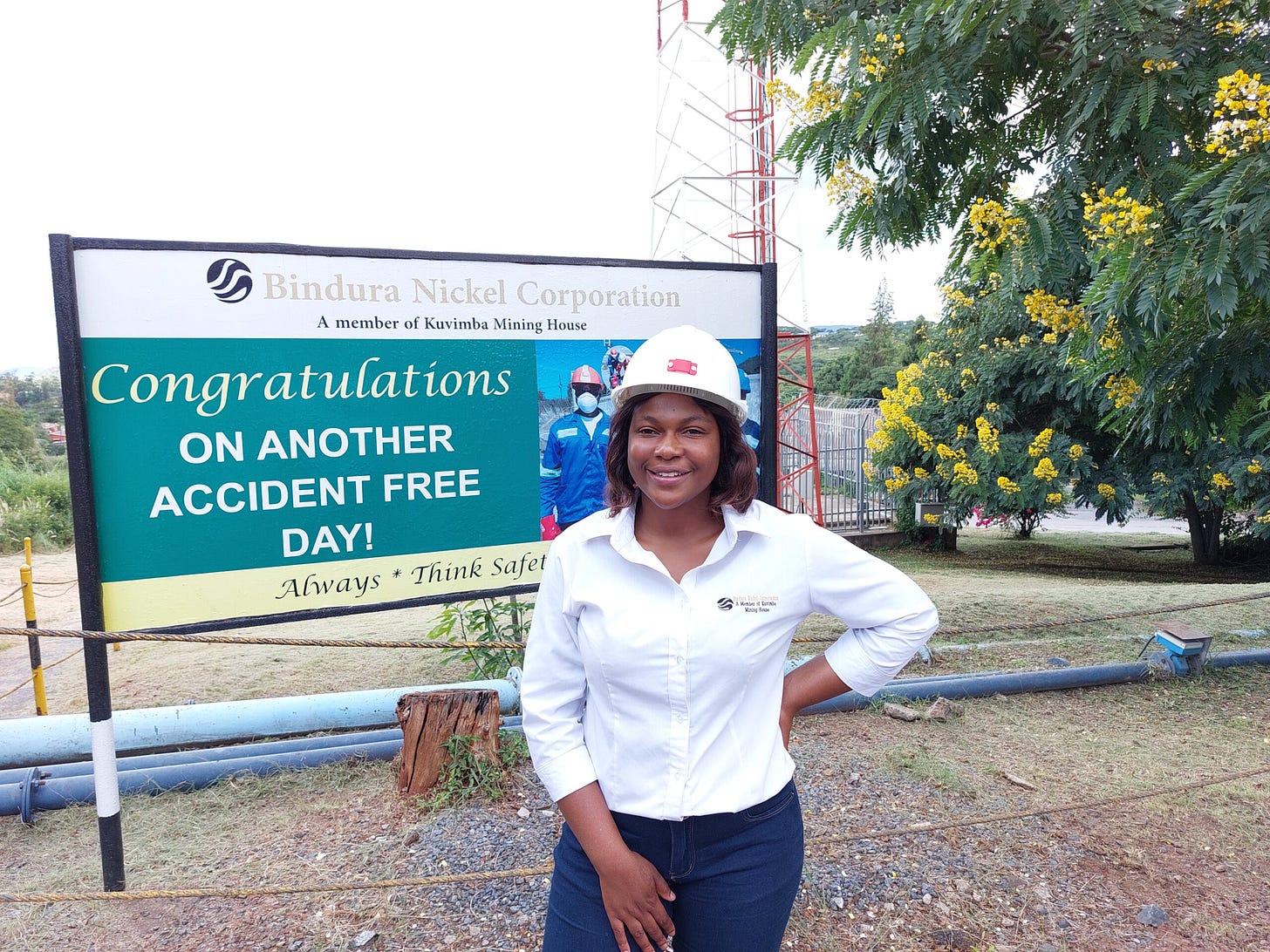 Interview: Eng Amanda Tigere – Mine Captain Projects at Trojan Nickel Mine  - Mining Zimbabwe