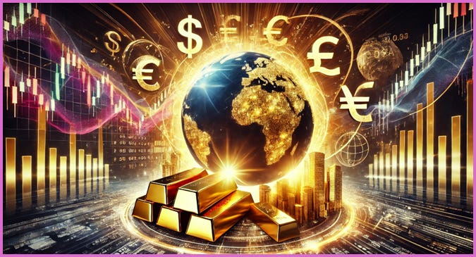 A gold bars around a globe
Description automatically generated A gold bars around a globe
Description automatically generated