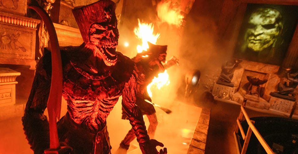 Revenge of the Mummy at Universal Studios