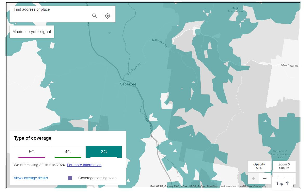 telstra 3g and 4g coverage map for capertee telstra 3g and 4g coverage map for capertee