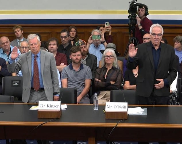 Stephen Kinzer (Left) and Tom O¿Neill testified at a House Oversight hearing on MKUltra on June 30, 2026 Stephen Kinzer (Left) and Tom O¿Neill testified at a House Oversight hearing on MKUltra on June 30, 2026