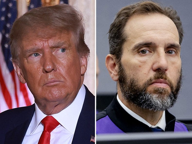 Composite Photo, Donald Trump and Jack Smith Composite Photo, Donald Trump and Jack Smith