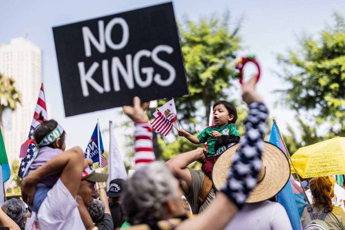 As Trump Escalates Attacks on Dissent, Oct. 18 'No Kings' Protests Set to  Be Even Bigger Than June | Common Dreams
