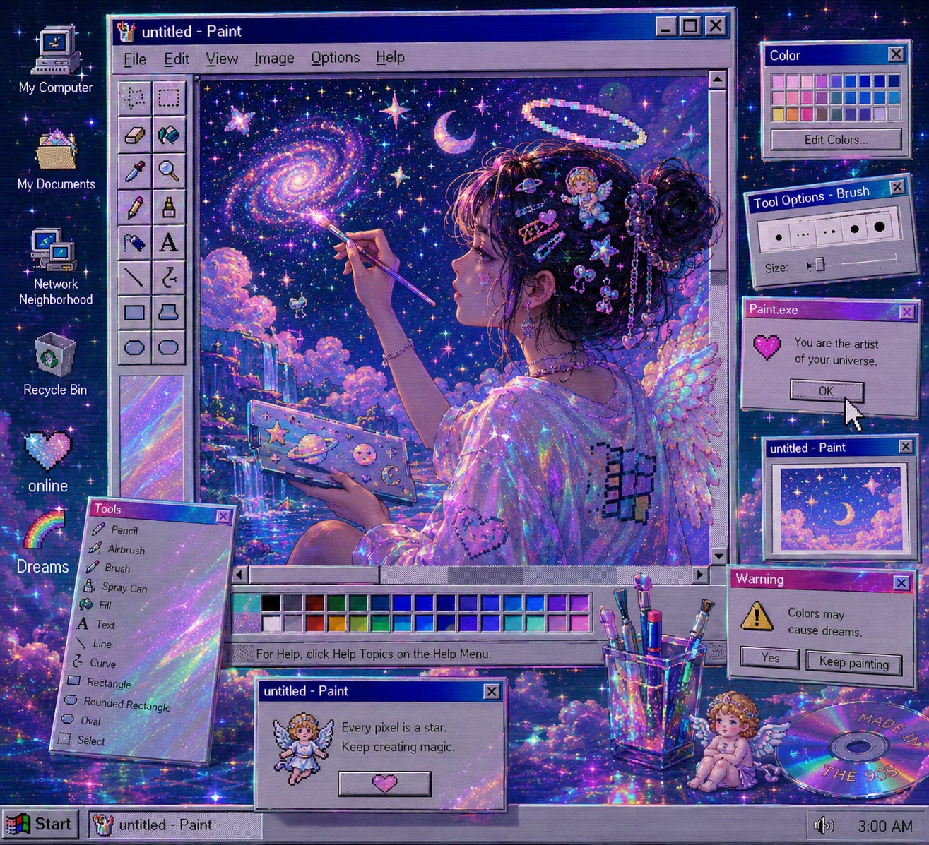 You are the artist of your universe